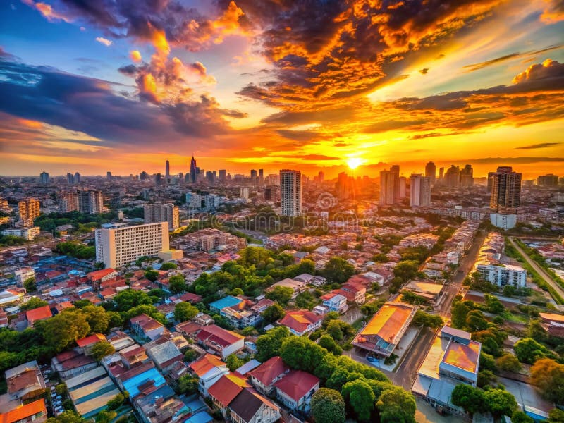 A Sunset Reflection on Global Population Density Urban Sprawl and the ...