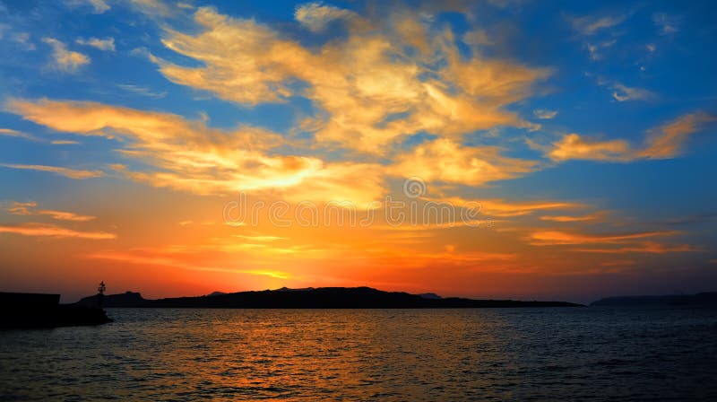 Sunset of Santorini