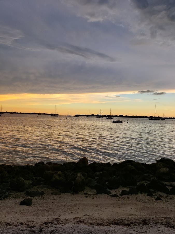 Sunset Sarasota stock image. Image of sunset, florida 161114255