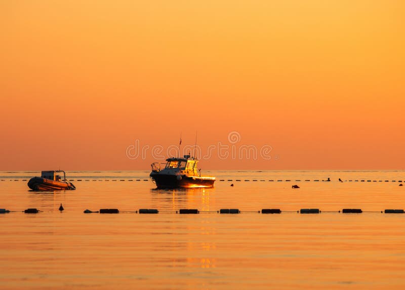 Sunset at the sea. stock photos Sunset at the sea. stock photos