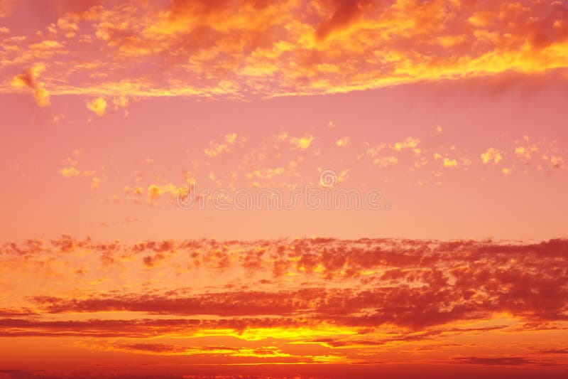 Sunset sky background