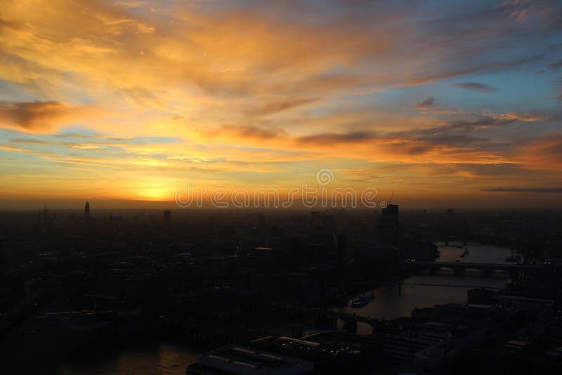 London on sunset stock photo. Image of night, sunset - 114436310