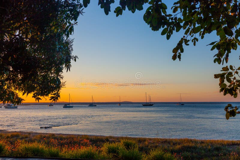 Sunset at Seventeen Seventy, Queensland