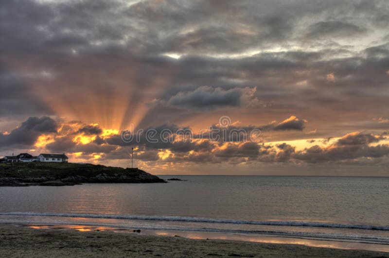 Sunset at Trearddur Bay