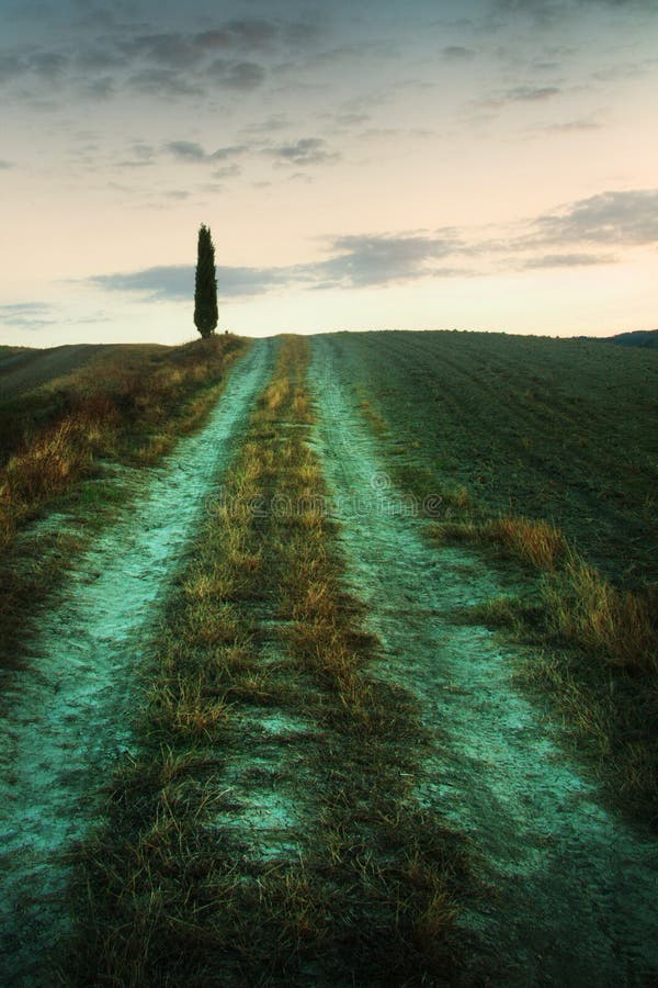 Old road in Tuscany