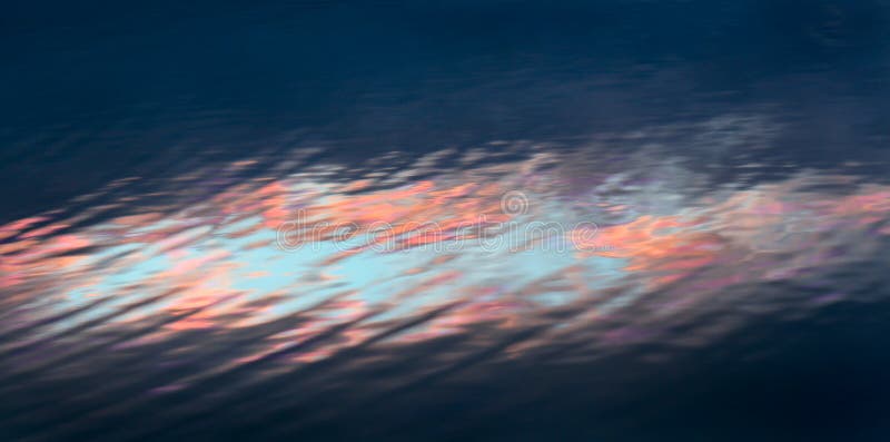 Sunset on Water Waves
