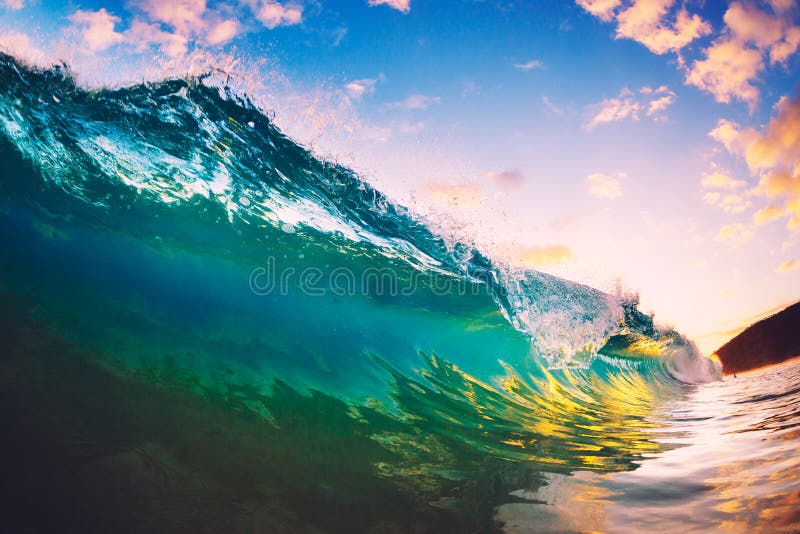 sunset ocean waves sunset ocean waves