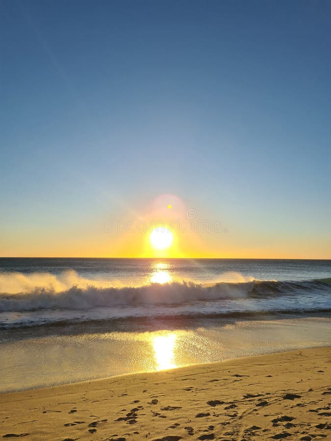 Sunset from Zuma Beach, Malibu California. Sky, color, ocean