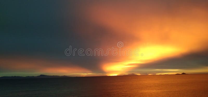 SUNSETS BEAUY arkivbild