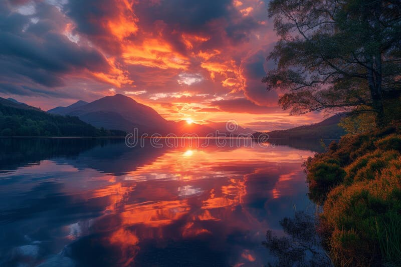 Sunsets and Sunrises All Over the World Stock Illustration ...