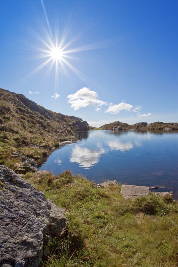 Sunshine in Bergen, Norway stock image. Image of idyll 21594701