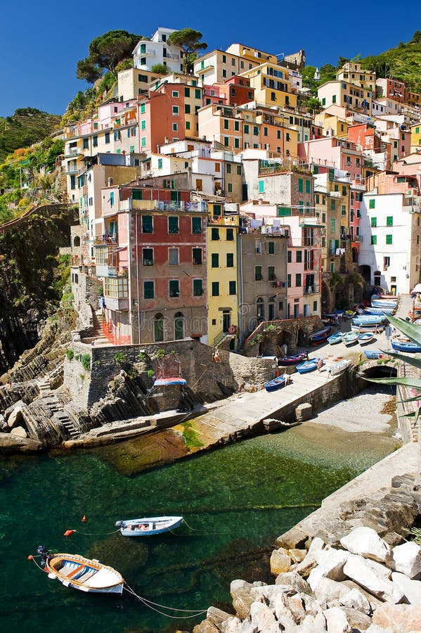 Sunshine at the Harbour Side of Riomaggiore