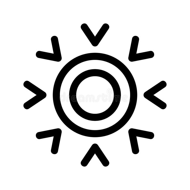 Sunshine Icon or Logo Isolated Sign Symbol Vector Illustration Stock ...