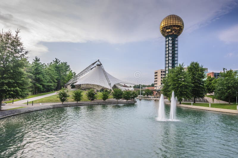 The Sunsphere, in Knoxville, Tennessee