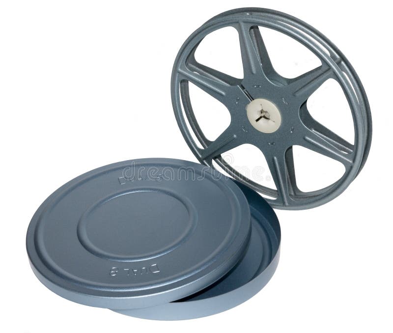 Super 8 Film Reel stock photo. Image of super, reel, aluminum