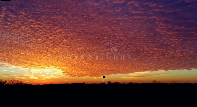 Beautiful sunset just outside of Dearborn Missouri on Super Bowl 2017. Beautiful sunset just outside of Dearborn Missouri on Super Bowl 2017