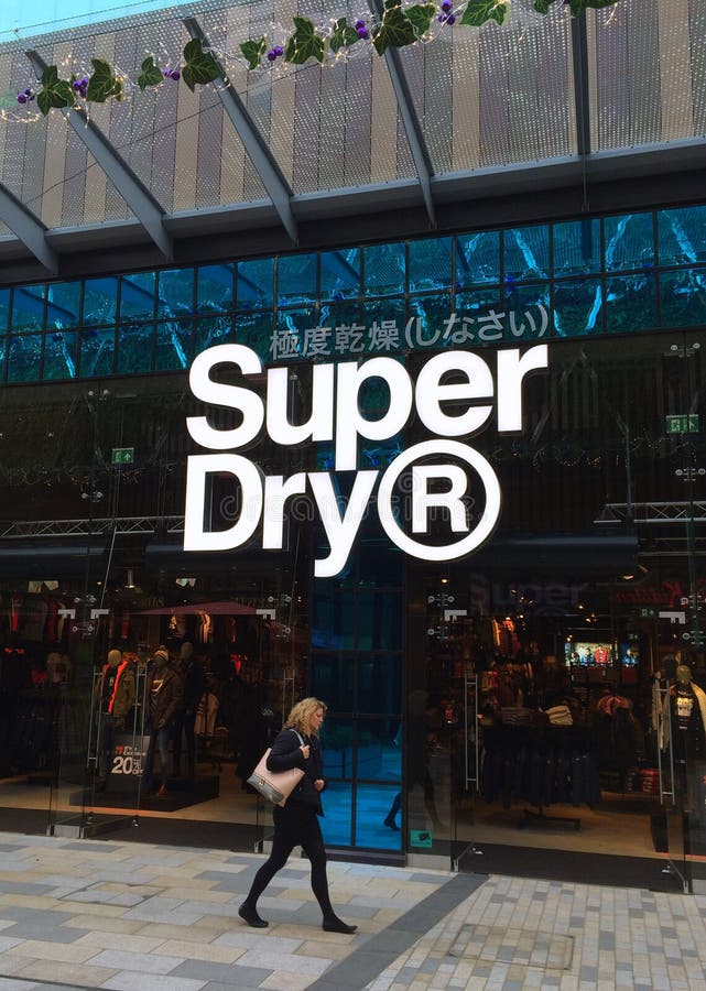 Super Dry Clothing Store in Bracknell, England Editorial Stock Photo ...