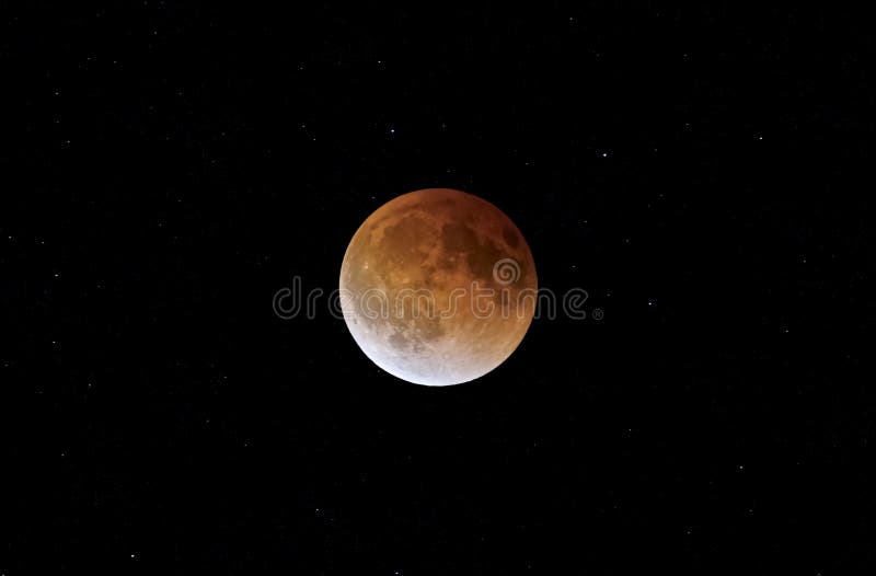The Super Flower Blood Moon Total Lunar Eclipse Taken on May 15, 2022