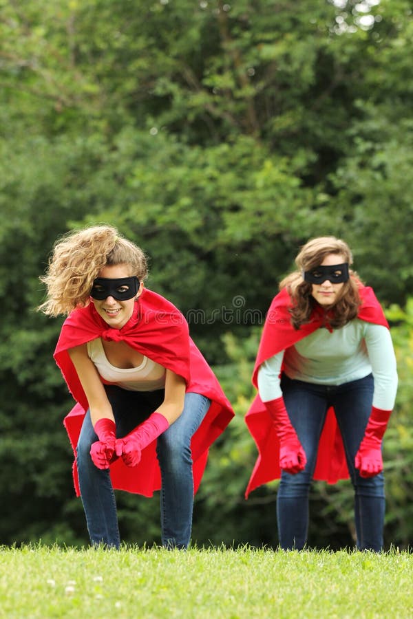 Super heros team girls