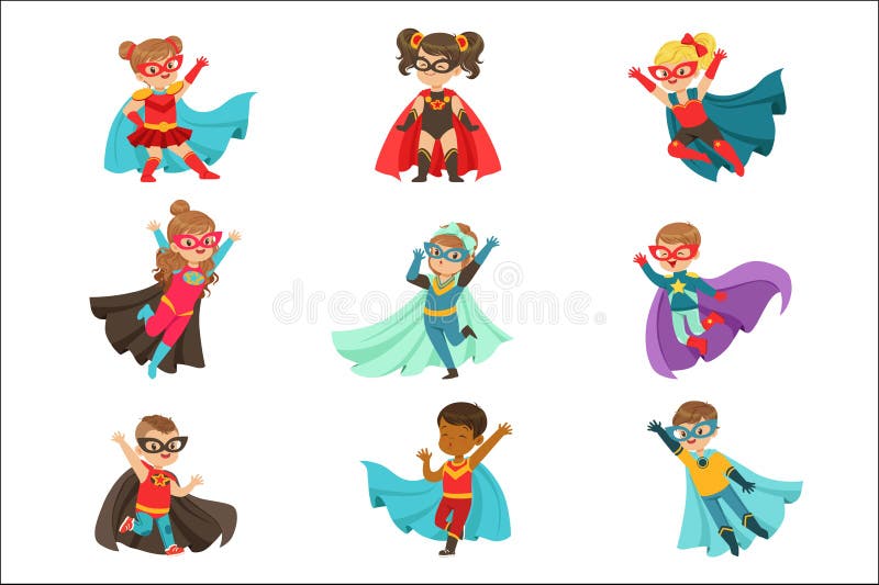 Premium Vector  Characters set of children cooks