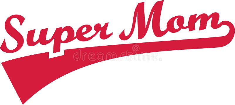 Super Retro Mamma stock illustratie Super Retro Mamma stock illustratie