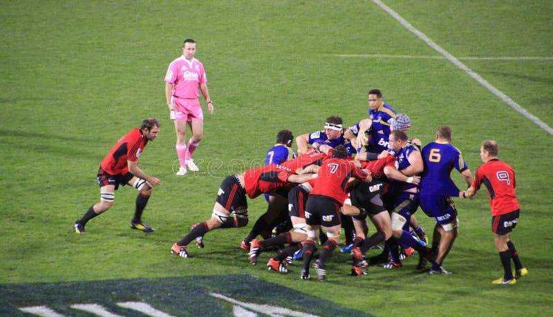 Super Rugby Game Players Scrum