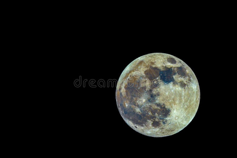 Super Volle maan stock fotografie Super Volle maan stock fotografie