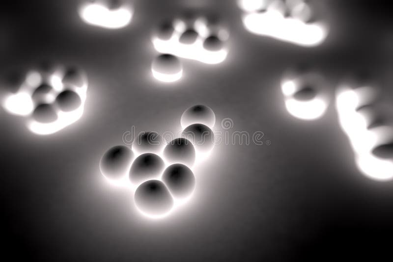 Superbug bacteria stock illustration