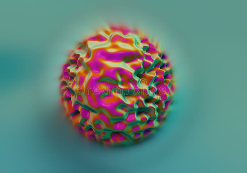 Superbug bacteria vector illustration