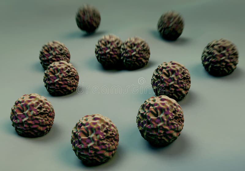 Superbug bacteria stock illustration