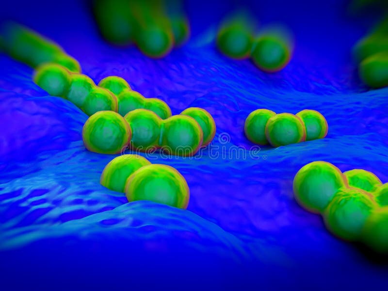 Superbug bacteria vector illustration