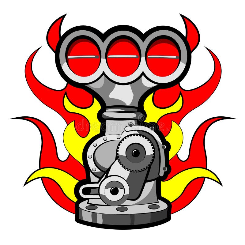 Supercharger stock vector. Illustration of icon, mechanical 42178801