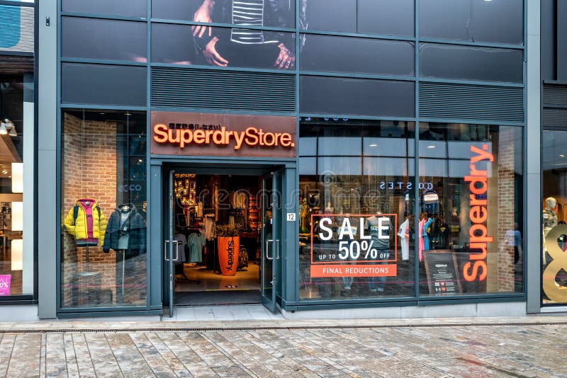 Glad Spruit meer Superdry Store in Almere, the Netherlands Editorial Image - Image of brand,  commercial: 196067195