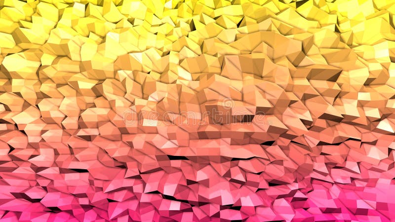 superficie 3d como fondo geométrico abstracto polivinílico bajo 3d con los colores modernos de la pendiente, 3 anaranjados rojos ilustración del vector superficie 3d como fondo geométrico abstracto polivinílico bajo 3d con los colores modernos de la pendiente, 3 anaranjados rojos ilustración del vector