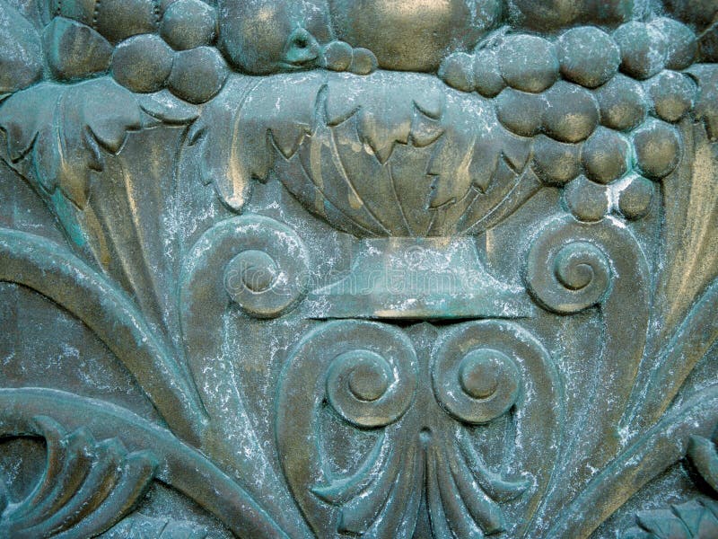 Superficie in ottone usurata fotografie stock