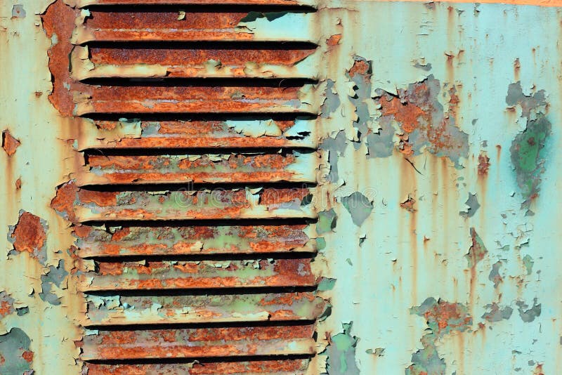 Superficie oxidada de la pintura del viejo grunge para el fondo texturizado fotos de archivo libres de regalías Superficie oxidada de la pintura del viejo grunge para el fondo texturizado fotos de archivo libres de regalías