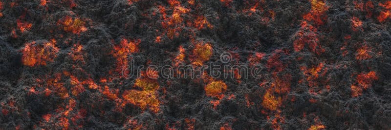 Superficie que brilla intensamente quemada del carbón de leña de los carbones Modelo abstracto de la naturaleza stock de ilustración Superficie que brilla intensamente quemada del carbón de leña de los carbones Modelo abstracto de la naturaleza stock de ilustración