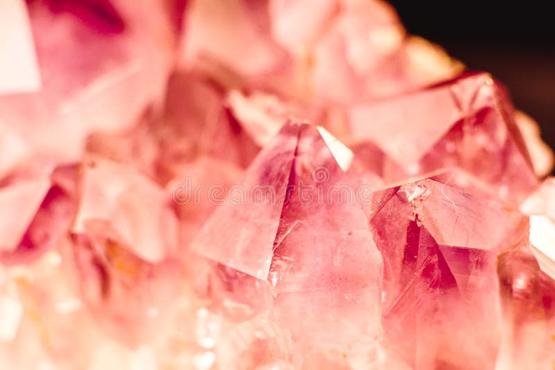 Superfície macro de pedra de cristal foto de stock