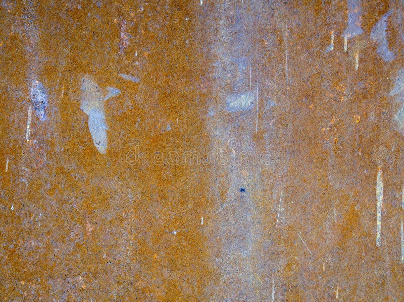 Superfície oxidada do ferro de uma placa de metal fotografia de stock royalty free Superfície oxidada do ferro de uma placa de metal fotografia de stock royalty free