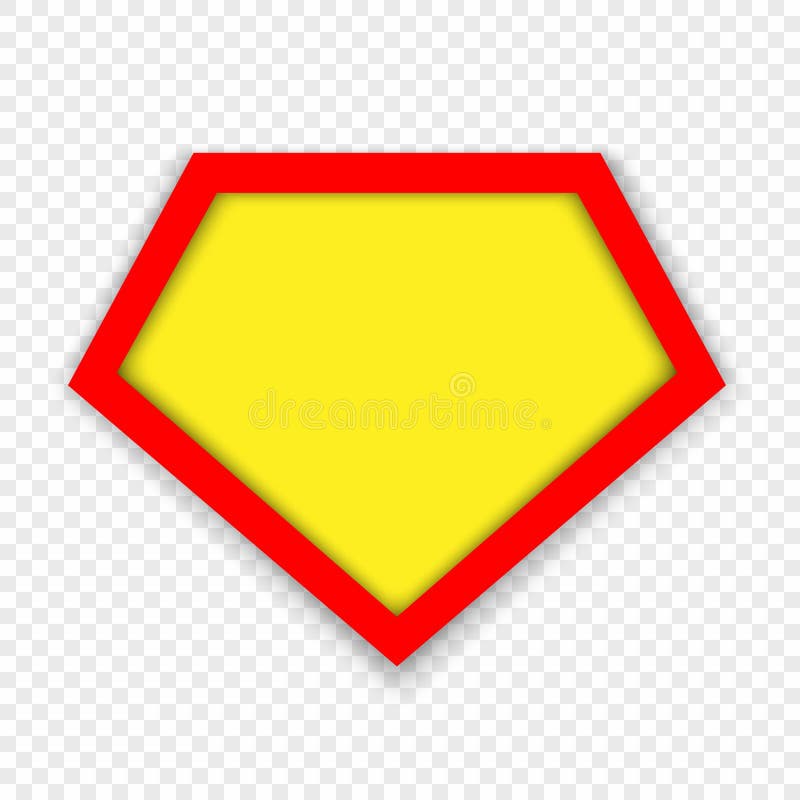 Superheldlogoschablone lizenzfreie abbildung Superheldlogoschablone lizenzfreie abbildung