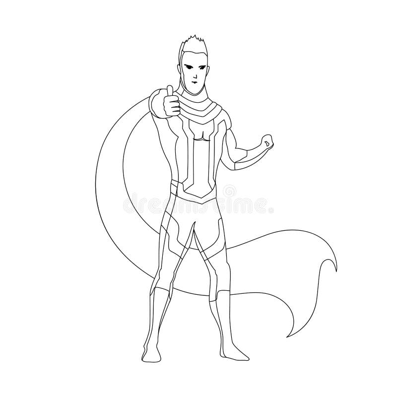 Download Superhero Coloring Page Stock Illustrations 239 Superhero Coloring Page Stock Illustrations Vectors Clipart Dreamstime