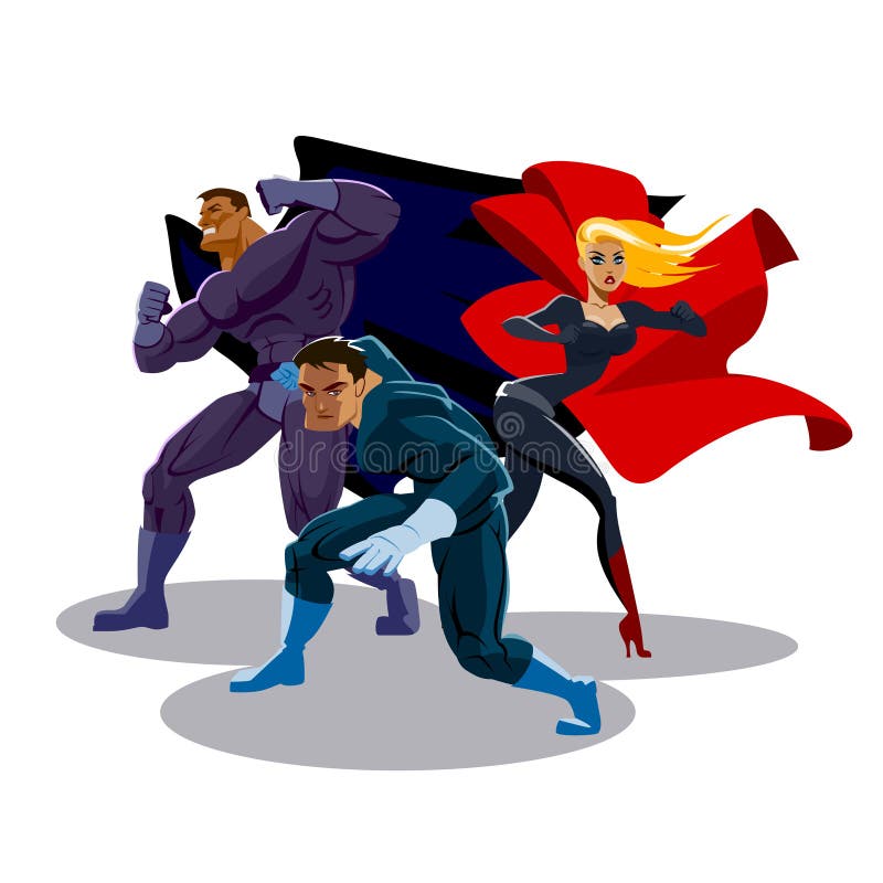 Superhero Team Stock Illustrations – 2,416 Superhero Team Stock  Illustrations, Vectors & Clipart - Dreamstime