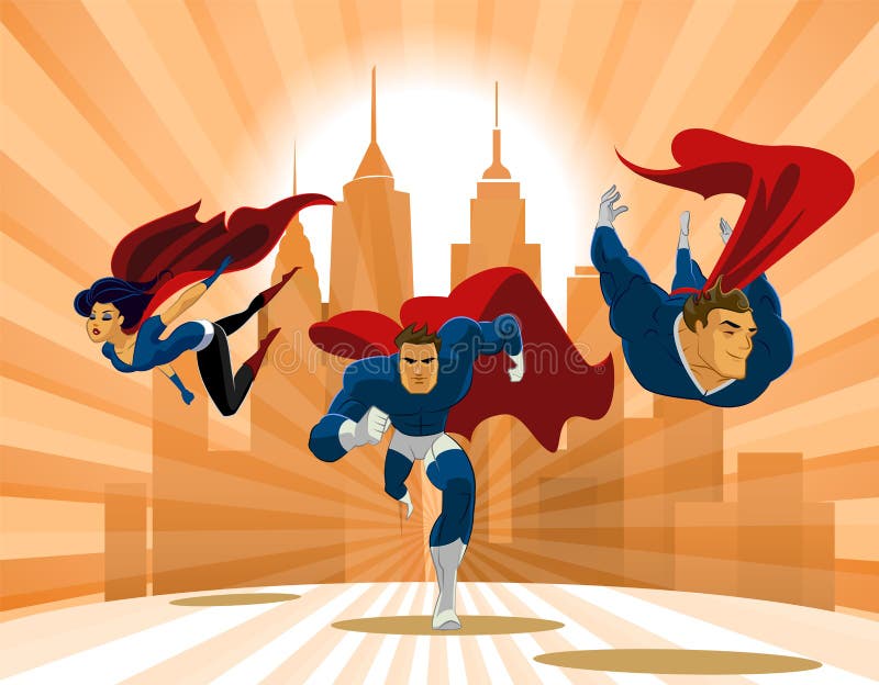 Superhero Team Stock Illustrations – 2,416 Superhero Team Stock  Illustrations, Vectors & Clipart - Dreamstime