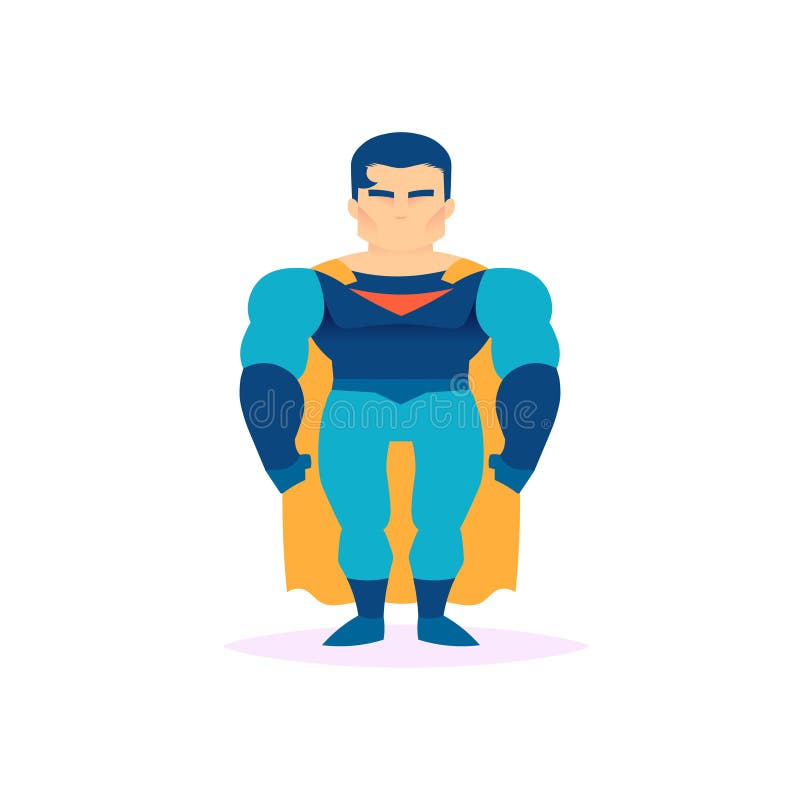 Comic Superhero Actions in Different Poses. Male Super Hero Vector Cartoon  Characters. Vector Illustration Stock Vector - Illustration of body, book:  116548184