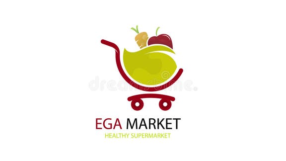 supermarket logo vector