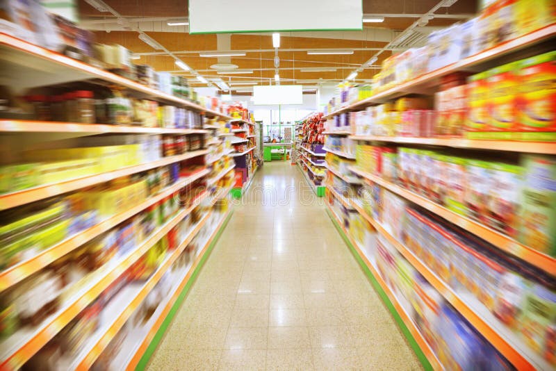 Supermarkt stockfoto Supermarkt stockfoto