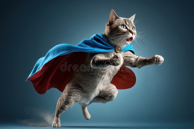 Kitten Super Hero Ai Stock Photos Free & RoyaltyFree Stock Photos