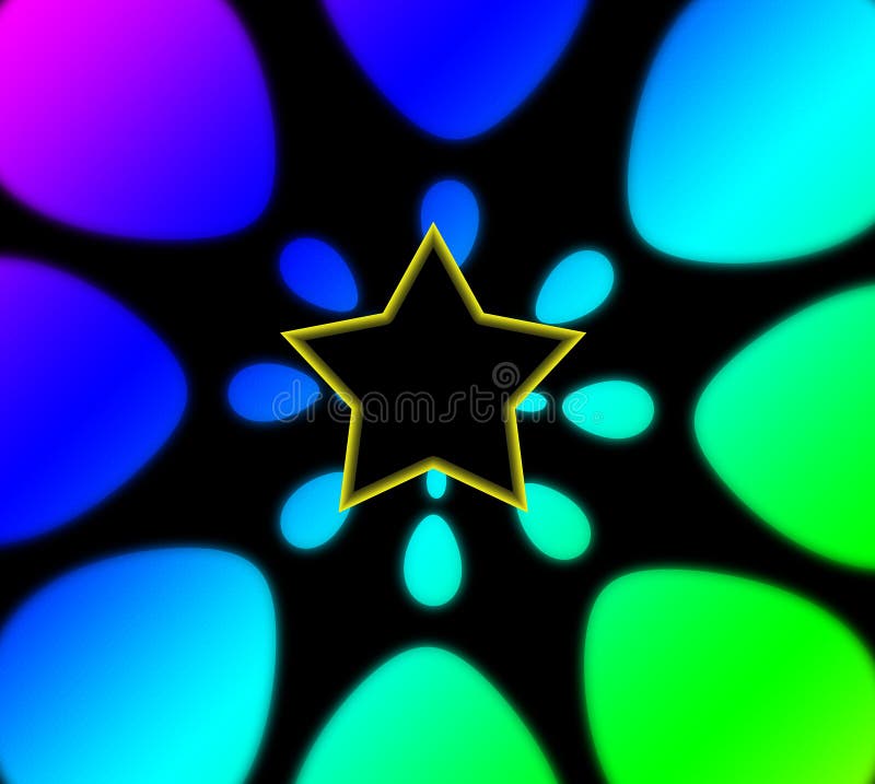 Superstar Rainbow Background