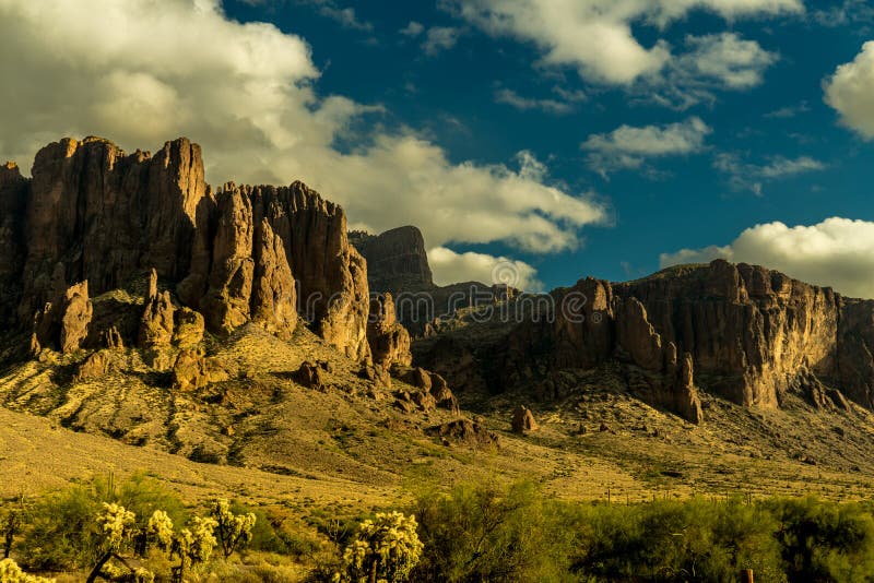 Superstition Mountain Wilderness Arizona Stock Image Image of arizona