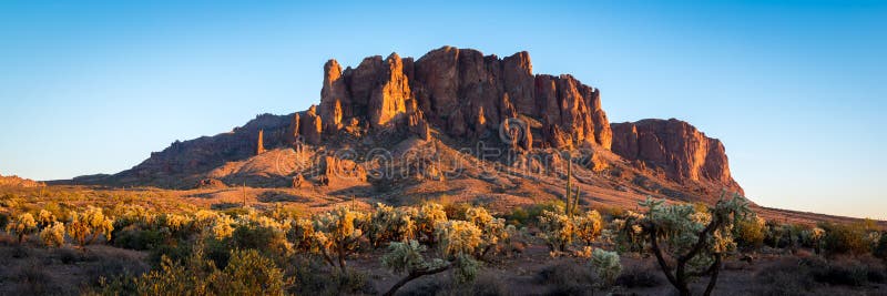 Superstition Mountains in Arizona